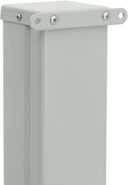 YAFF Patio Retractable Outdoor Folding Privacy Divider, Water & UV Resistant Sun Shade Privacy Wind Screen for Garden, Backyard, Balcony, Terrace 39.4"x196.9" Gray