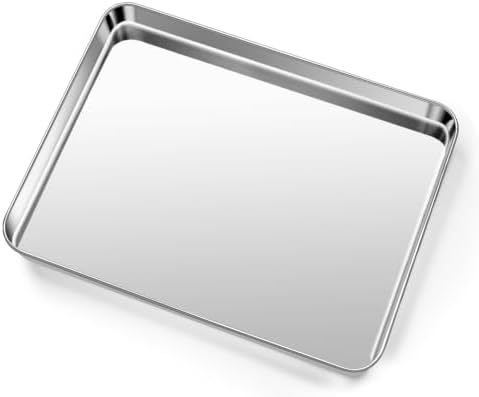 16" Baking Sheet Pan, Joyfair Stainless Steel Toaster Oven Trays by Joyfair