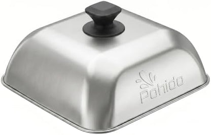 10"×10" Stainless Steel Basting Cover by Blibaba