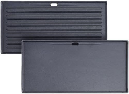 17" Reversible Cast Iron Griddle & Grill Pan by Unknown