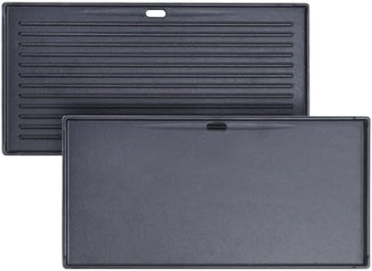 17" Reversible Cast Iron Griddle & Grill Pan by Unknown