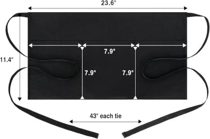 BOHARERS 12 Pack Server Apron - Image 6