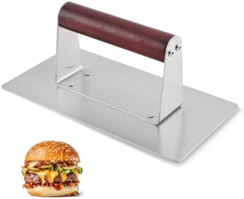 Stainless Steel Bacon Press by Unknown