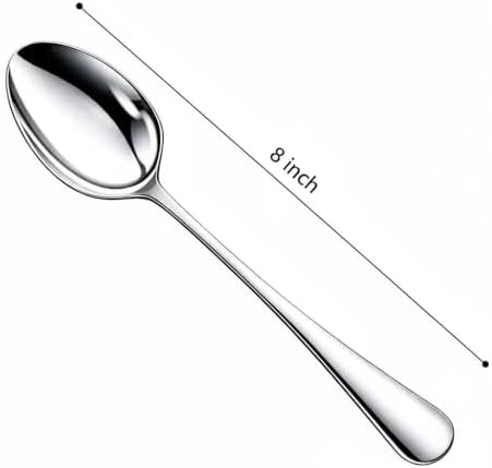 NICE KITCHEN 6 Pieces Heavy Duty Dinner Spoons Set - Image 2