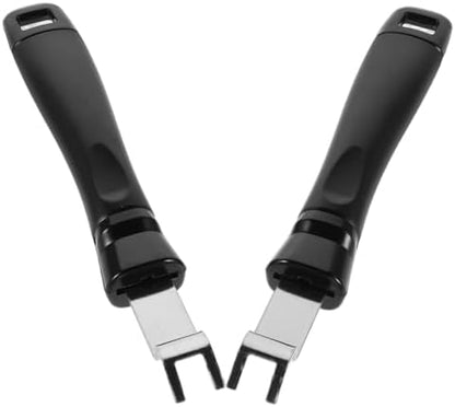 Outanaya 2pcs Grill Tray Lifter Handle, Stainless Steel Bakelite Grip Xmas by Outanaya