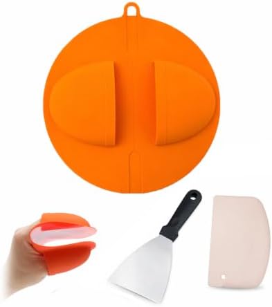 BBQ Grill Set - Heat Resistant Gloves - Spatula - Scraper - Backyard BBQ by Unknown