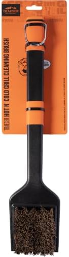 Traeger Grills Hot n' Cold Grill Cleaning Brush, Natural Palmyra Bristles by Unknown
