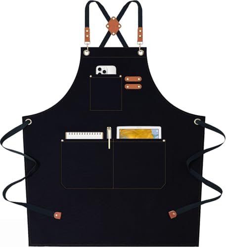 AFUN Chef Aprons for Women Men by BringYouaFun