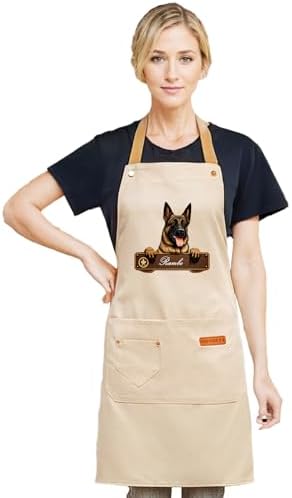 DIY Custom Pet Name Art Dog Kitchen Apron by Unknown