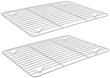 Homikit 2 PCS Cooking & Baking Cooling Rack, 15 x 11 Inch Stainless Steel by Homikit