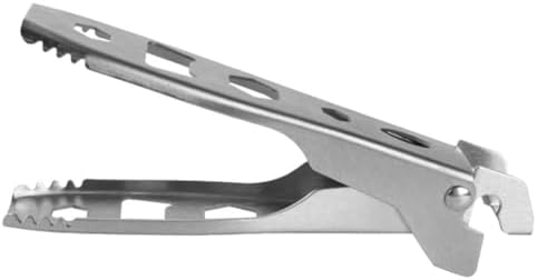 Camping Pot Lifter Stainless Steel Grill Tong by EXQUIMEUBLE