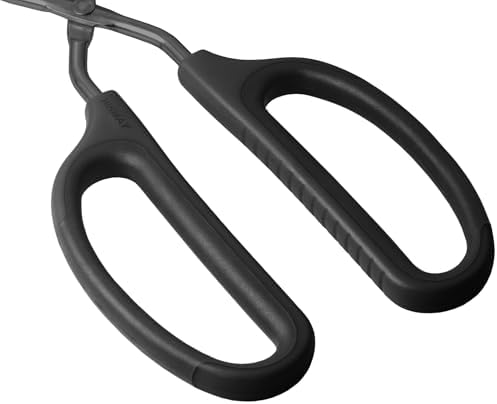 HINMAY Stainless Steel Scissor Tongs 12" and 16" Set - Image 4