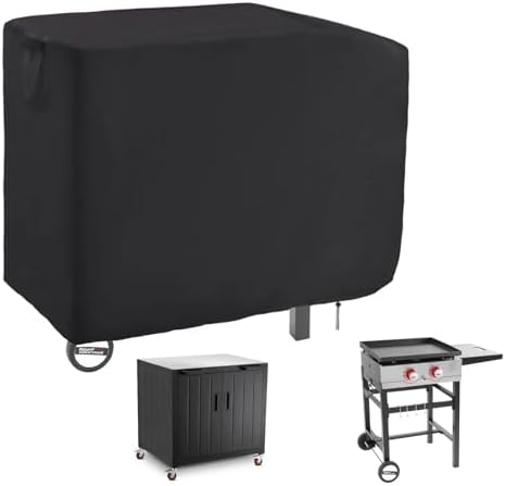 38 Inch Flat Top Grill Cover for 2 Burner Proprane Griddle by Guisong