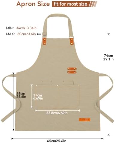 Teskyer Canvas Kitchen Apron - Image 7