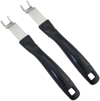 2PCS Stainless Steel Oven Tray Lifter Grid Lifter Gripper Grid Clamp Hook Type by FMHXG