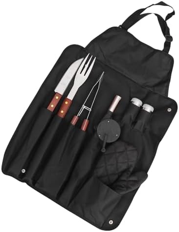 Xmas 8pcs Stainless Steel BBQ Tool Set by Abaodam