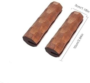 2pcs Wooden BBQ Plate Handle Anti Scald Non-slip Grill Pan Handle Burn - Image 2