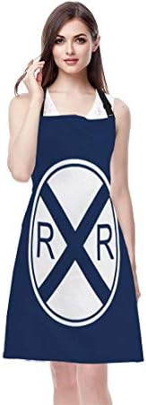EKOBLA Traffic Sign Aprons Train Railroad Crossing Dark Blue White Waterproof - Image 2