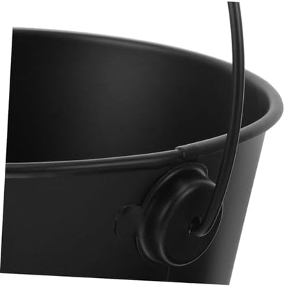 2pcs Black Tinplate Grease Catch Bucket - Image 5