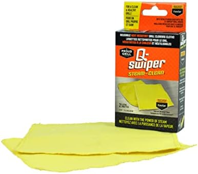 Proud Grill Q-Swiper Steam-Clean Kevlar Grill Cleaning Cloths, 2 Pack by ProudGrillCompany