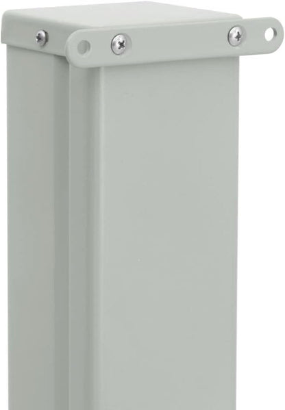 YAFF Patio Retractable Outdoor Folding Privacy Divider, Water & UV Resistant Sun Shade Privacy Wind Screen for Garden, Backyard, Balcony, Terrace 47.2"x196.9" Cream (13.42lbs)