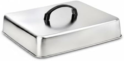 Generic Square Grill Cover Griddle Dome Lid Cloche by Unknown