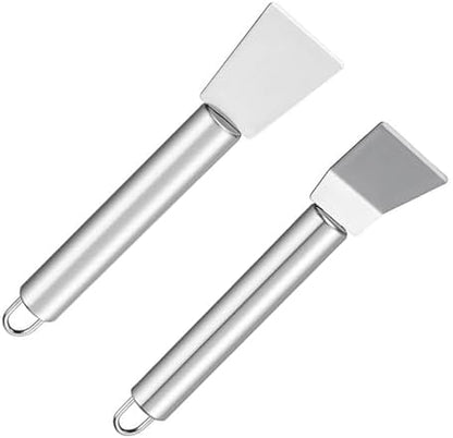 2PCS Stainless Steel Scrapers by Unknown