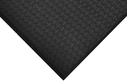 Hudson Exchange (3'x5') MaxCush Anti-Fatigue Comfort Industrial Ergonomic Mat Black