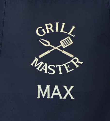 Personalized BBQ Apron with Name – Custom Embroidered Grill Apron - Image 4