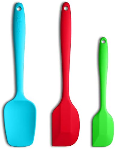 3-Piece Silicone Spatula Set, 600°F Heat Resistant by ALLWIN-HOUSEWARE