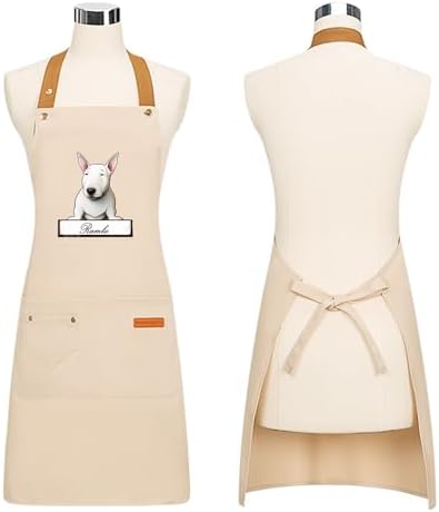 DIY Custom Pet Name Art Dog Kitchen Apron - Image 3