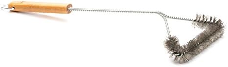Outset QV49 Collection 3-in-1, 1 EA, Verde Triangular Grill Brush - Image 4