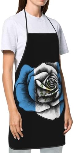 Apron for Men Women Adjustable Large Volume Printing Funny Vintage Aprons for - Image 6