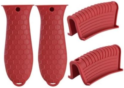 4 PackSilicone Cast Iron Skillet Handle Covers by Unknown