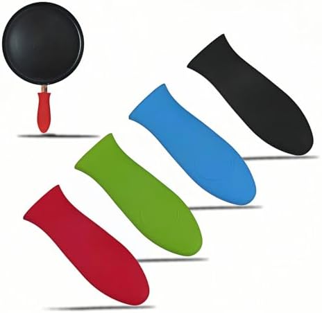 Silicone Hot Handle Covers for Cast Iron Skillet, Pan and Pot, Heat Resistant by Unknown