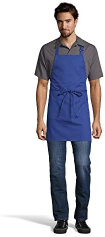 Uncommon Threads Unisex Adjustable No Pocket Restaurant Bib Apron by Uncommon+Threads