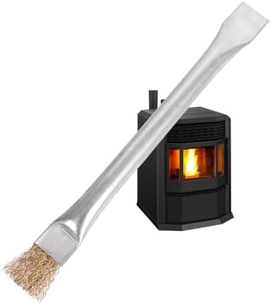 Professional Steel Wire Brush for Pellet Stove Cleaning, Steel Brush by Unknown