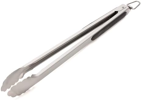 Cuisinart Locking Grill Tongs, 16” Stainless Steel BBQ Tongs – Heavy‑Duty by Cuisinart