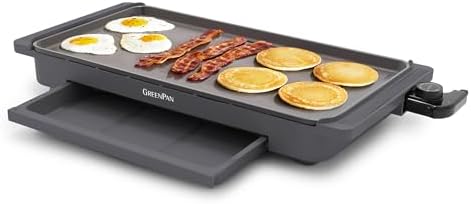 GreenPan Advanced 10.5”x 20” Electric Griddle by GreenPan
