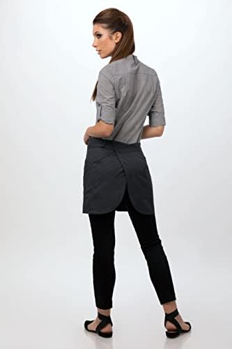 Chef Works Unisex Adult Largo Half Bistro Apron - Image 4