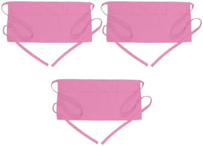 BOHARERS 3 Pack Pink Waitress Aprons by BOHARERS