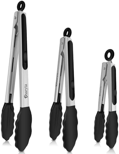 Kitchen Tongs with Silicone Tips by Unknown