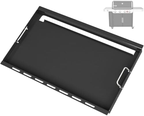 Full Size Griddle Insert for Weber Genesis II 400 Series Gas Grills by BBQFuture