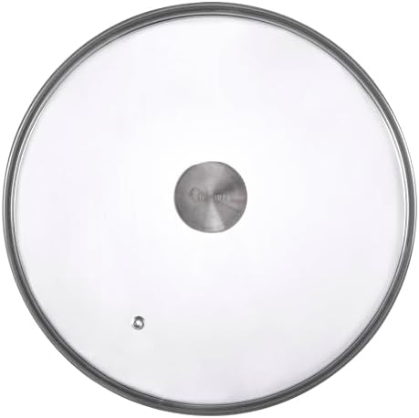 11.5-Inch Glass Lid for Victoria Round 12-Inch Cast Iron Skillet or Pan by VictoriaCastIron