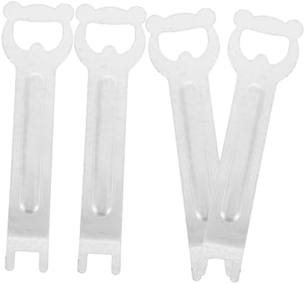 SUPVOX 4 Piece Multifunctional Grill Grate Lifter Iron Safe Handling Tool by SUPVOX