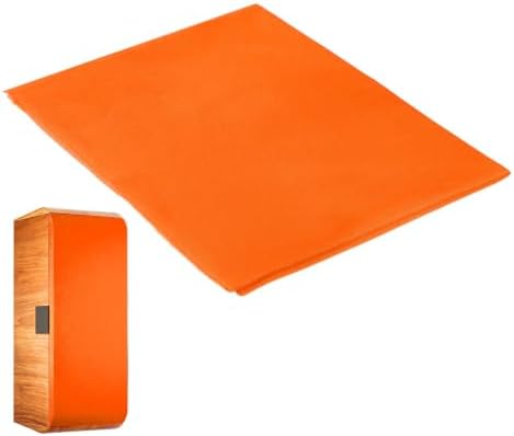 MECCANIXITY 55"x24" Speaker Grill Cloth Stereo Mesh Fabric Orange Red by MECCANIXITY