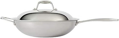 Tramontina Signature Tri-Ply Clad Stainless Steel 12.5-Inch Wok - Image 2