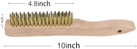 MAXMAN Brass Brush 2Pcs, Rust/Weld Remover - Image 4