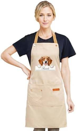 DIY Custom Pet Name Art Dog Kitchen Apron by Unknown