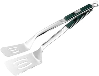 M METERXITY Spatula Tongs, 13.4 Inch 304 Stainless Steel Anti-Scald Extended by MMETERXITY